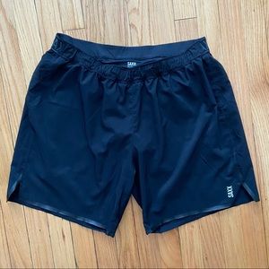 Saxx running / athletic shorts - large